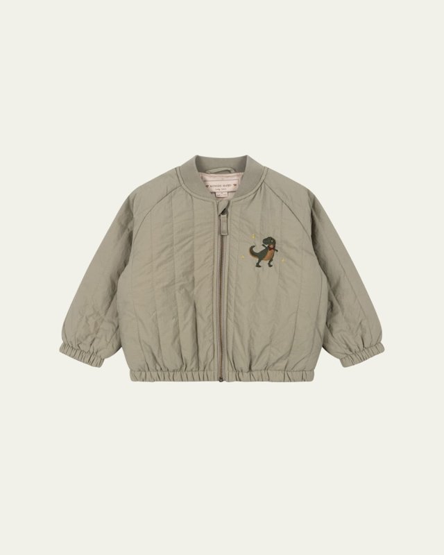 Kid's Dino Bomber Jacket, Size 9M-10